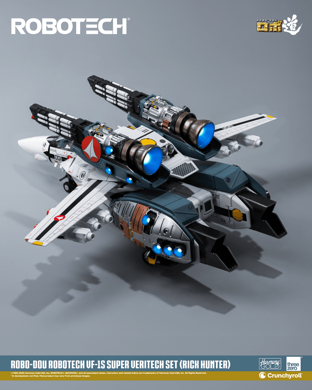 ROBO-DOU ROBOTECH VF‐1S Super Veritech Set (RICK HUNTER)