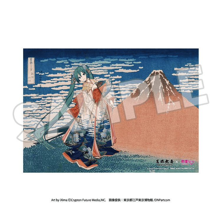 Serial Numbered A3 Acrylic Panel Thirty-six Views of Mount Fuji The Great Wave off Kanagawa