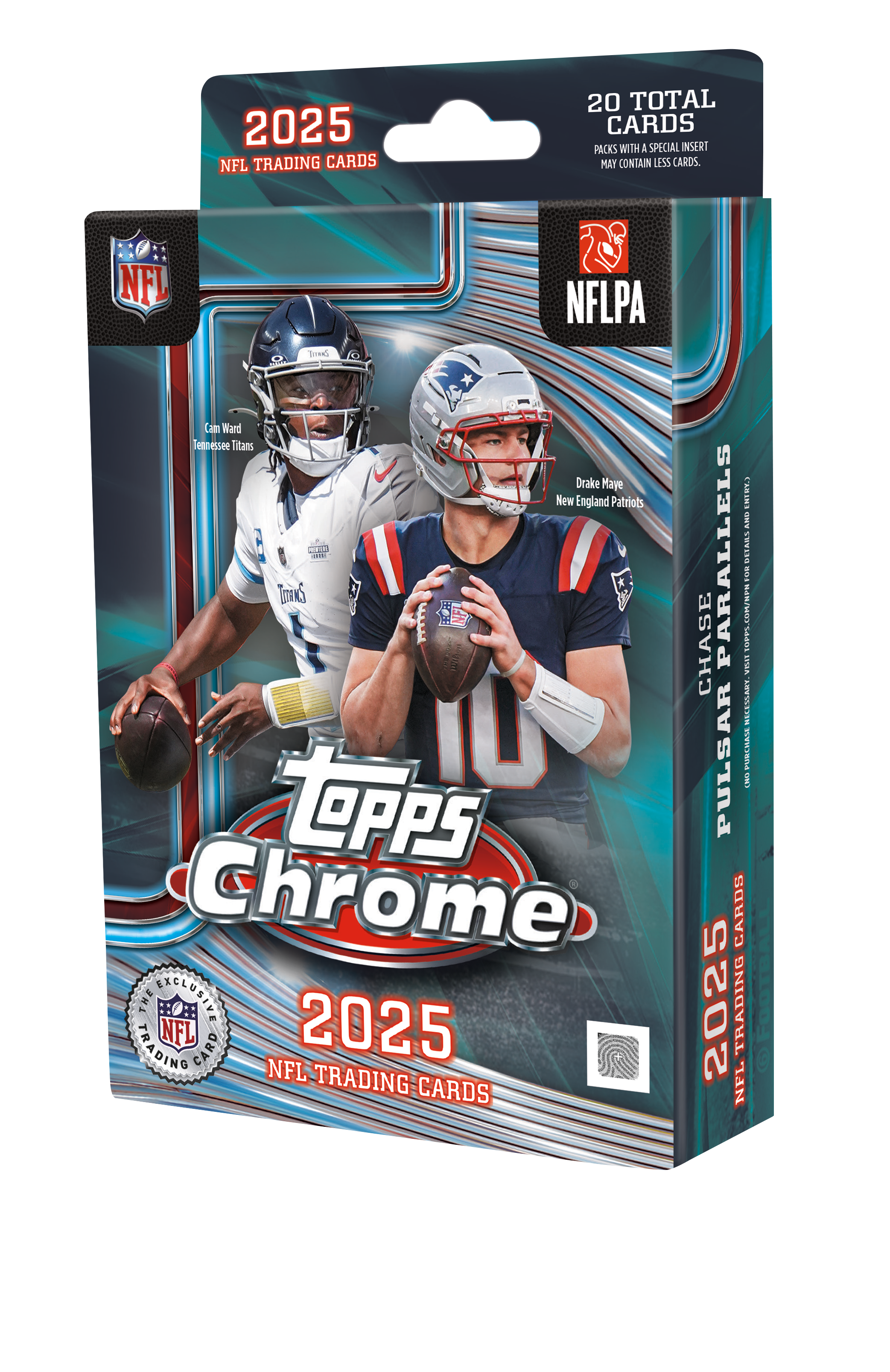 2025 Topps Chrome Football Hanger 64 Box Case
