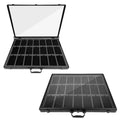 Evoretro - Graded Card Display Case 21-Slot Secure Showcase