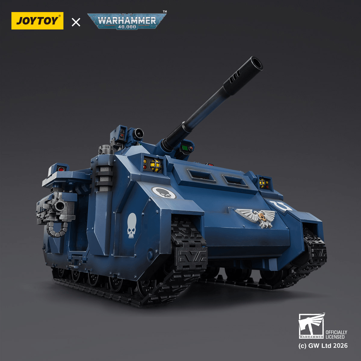 Ultramarines Predator Destructor with turret-mounted autocannon and sponson-mounted heavy bolters