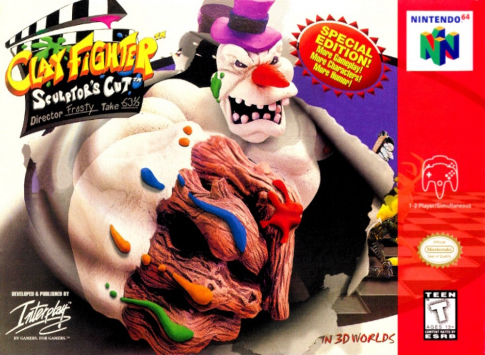 Clay Fighter Sculptors Cut - Nintendo N64