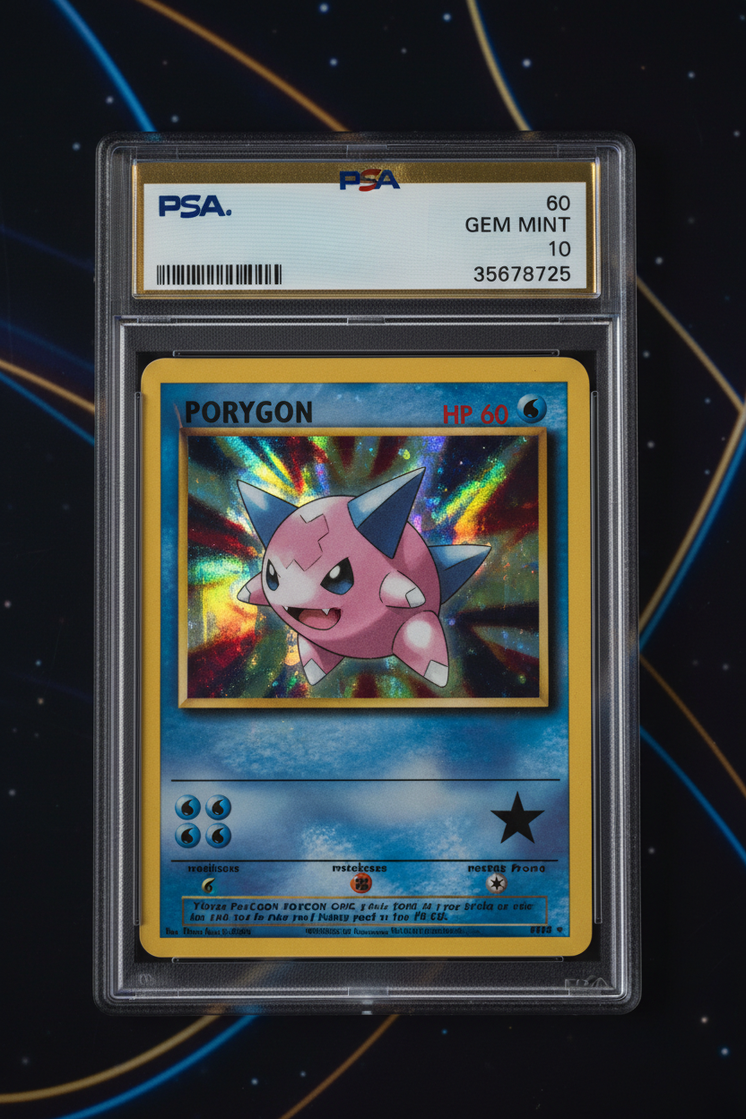COOL PORYGON-HOLO BLACK STAR 2000 POKEMON PROMO BLACK STAR PSA GEM MT 10
