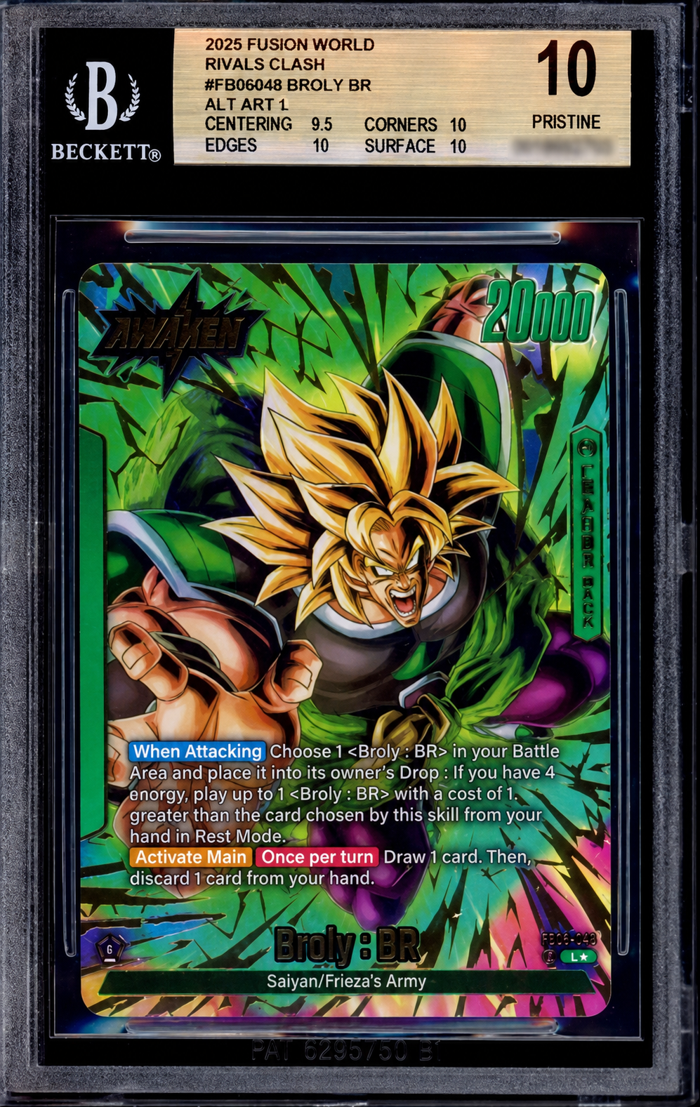 PSA & Beckett 10 Slab Club - Tier 2 (Dragon Ball Fusion World Monthly Subscription)