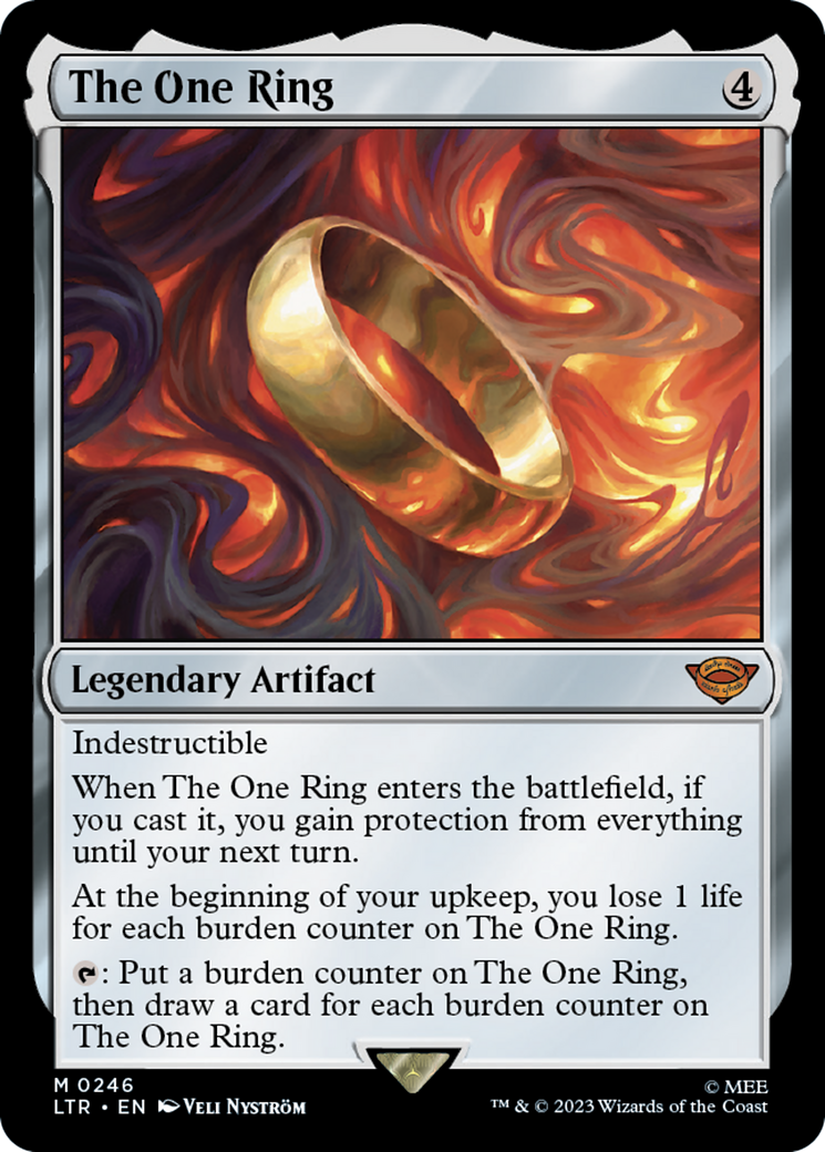 FOIL The One Ring (LTR-246) - The Lord of the Rings: Tales of Middle-earth - Magic The Gathering
