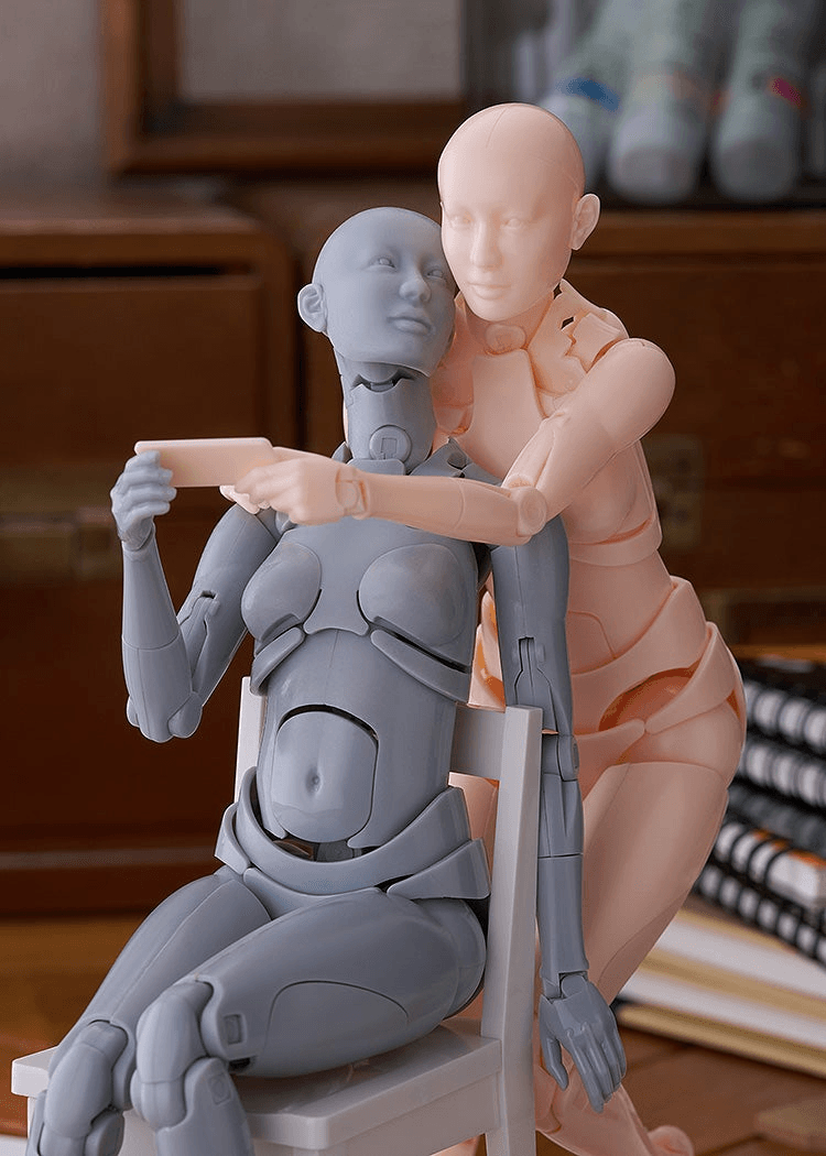 Nishimura Style Drawing Doll Olive Gray