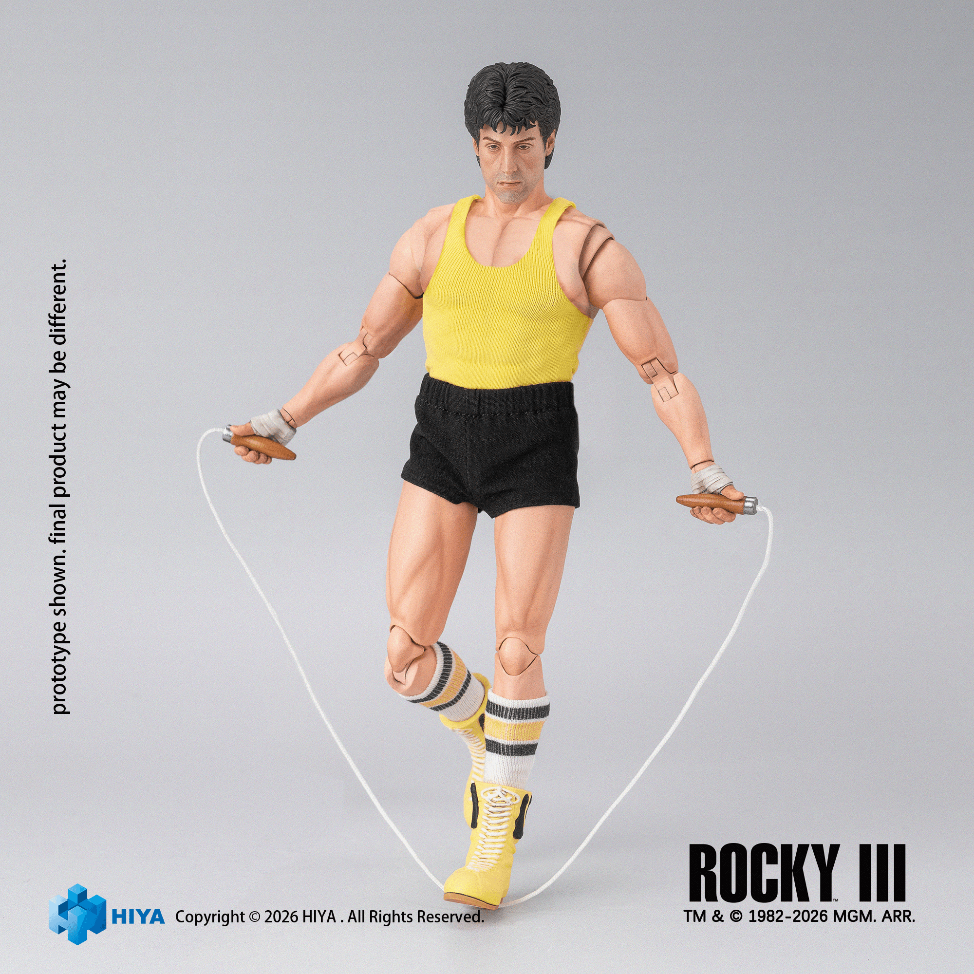Exquisite Super Series 1/12 Scale 6.3 Inch Rocky III Rocky Boxer Version Action Figure