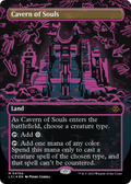 FOIL Cavern of Souls (0410d) (Borderless) (LCI-410D) - The Lost Caverns of Ixalan - Magic The Gathering