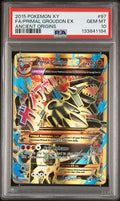 PSA 10 - 2015 POKEMON XY ANCIENT ORIGINS #97 FA/PRIMAL GROUDON EX ANCIENT ORIGINS