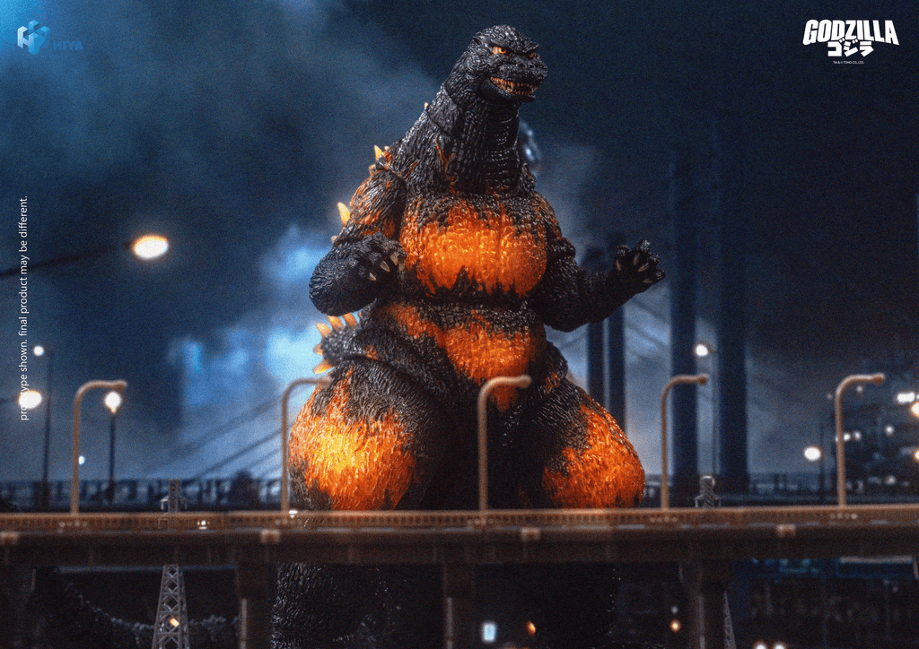 HIYA Exquisite Basic Series None Scale 7 Inch Godzilla vs. Destoroyah 1995 Burning Godzilla Action Figure
