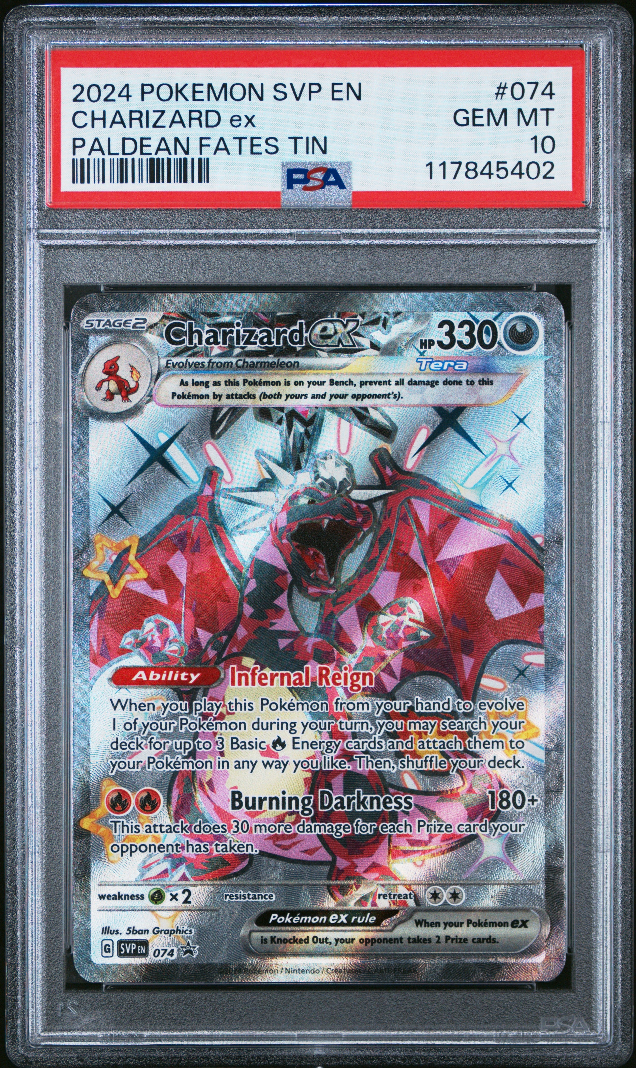 Charizard ex SVP #074 PSA 10