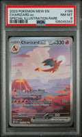 PSA 8 -2023 POKEMON MEW EN-151 #199 CHARIZARD ex SPECIAL ILLUSTRATION RARE