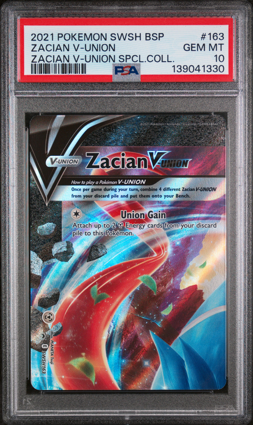 PSA 10 ZACIAN V-UNION ZACIAN V-UNION SPCL.COLL.