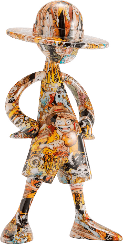 ARTCANVAS 1/8 -1000LOGS Anniversary- "ONE PIECE", TAMASHII NATIONS LUFFY's