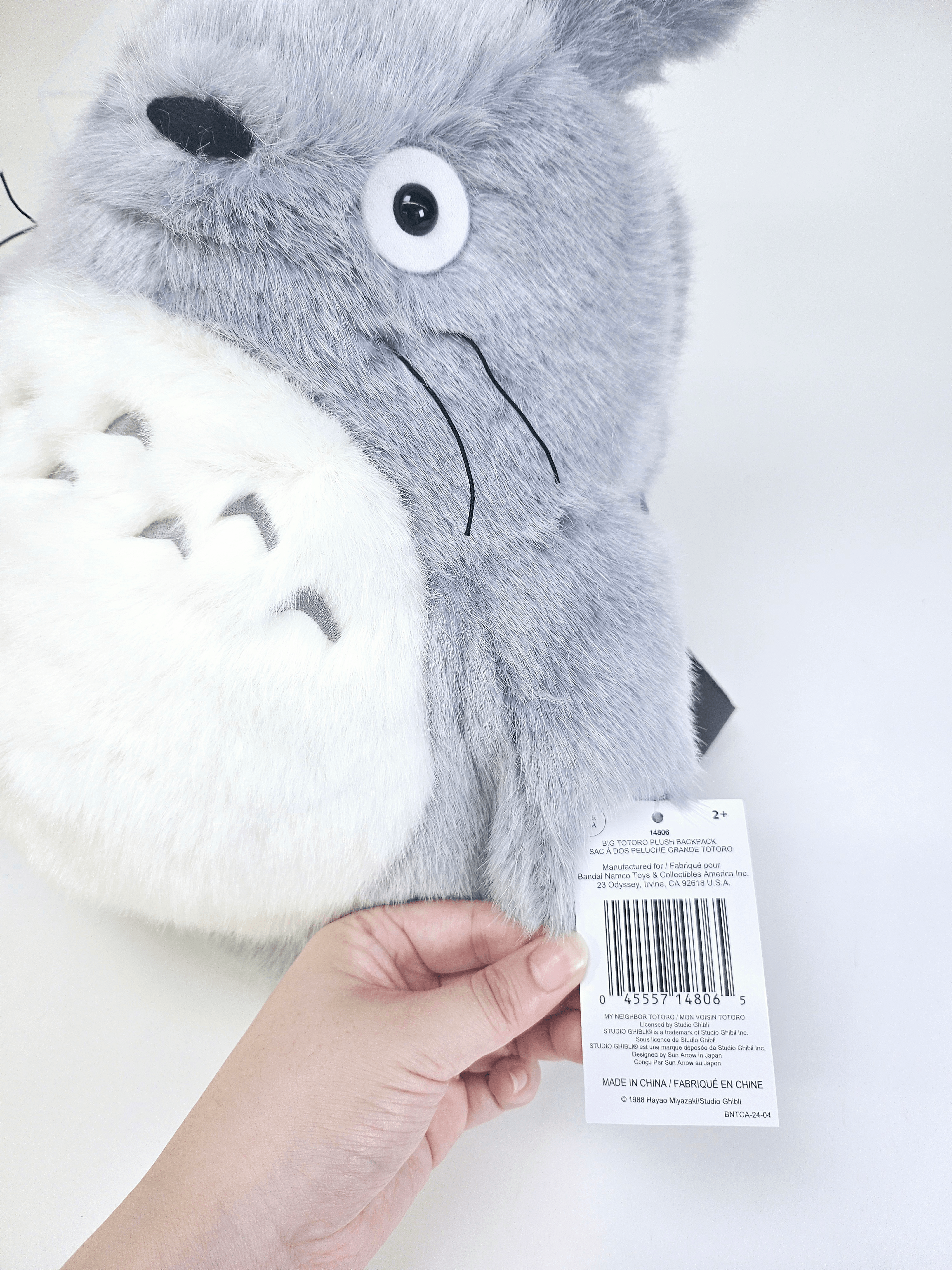 Gray Big Totoro Backpack "My Neighbor Totoro"