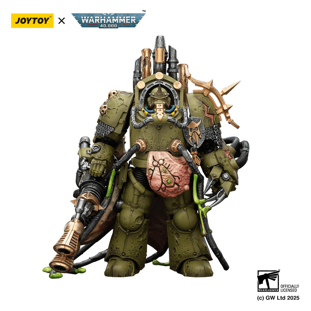 Death Guard Lord of Virulence with Power Fist and Twin Plague Spewer