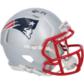 Drake May Autographed Fanatics Authentic Riddell Speed Mini Helmet