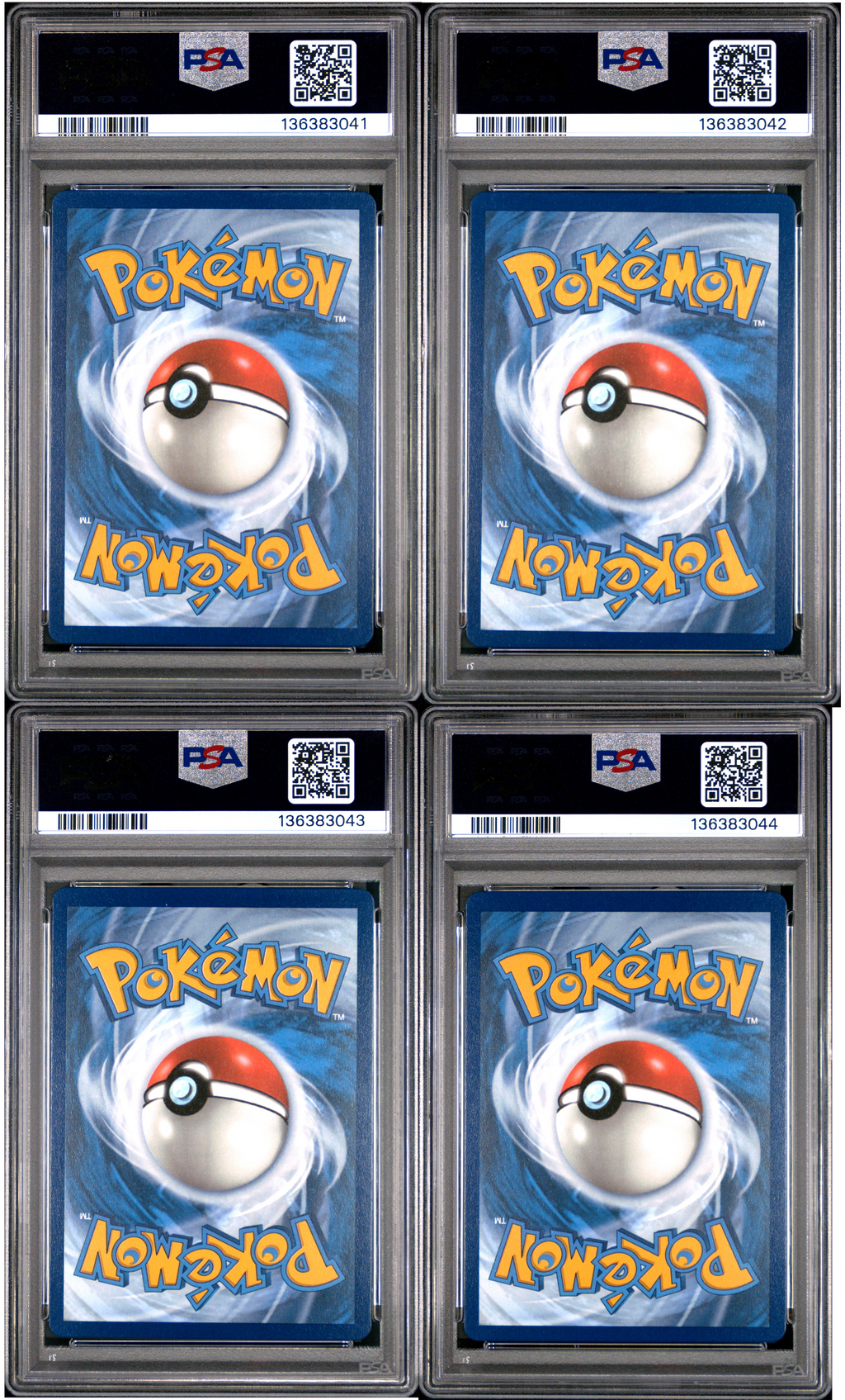 SET OF 4 [PSA 9 - MINT] Destined Rivals - Pre-Release - STAFF Promos - Moltres, Gyarados, Tyranitar & Mimikyu (Sequential Certs)