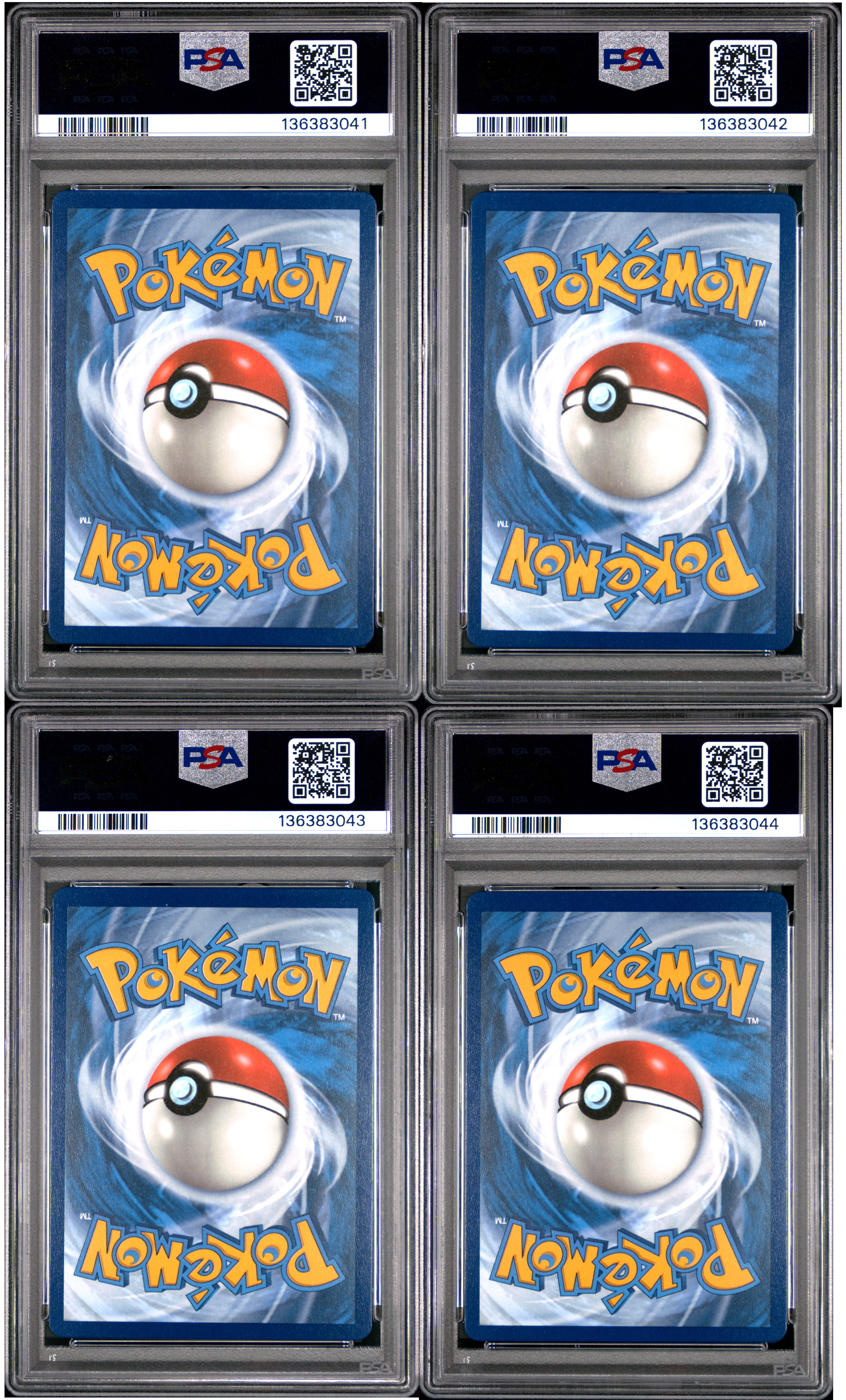 SET OF 4 [PSA 9 - MINT] Destined Rivals - Pre-Release - STAFF Promos - Moltres, Gyarados, Tyranitar & Mimikyu (Sequential Certs)