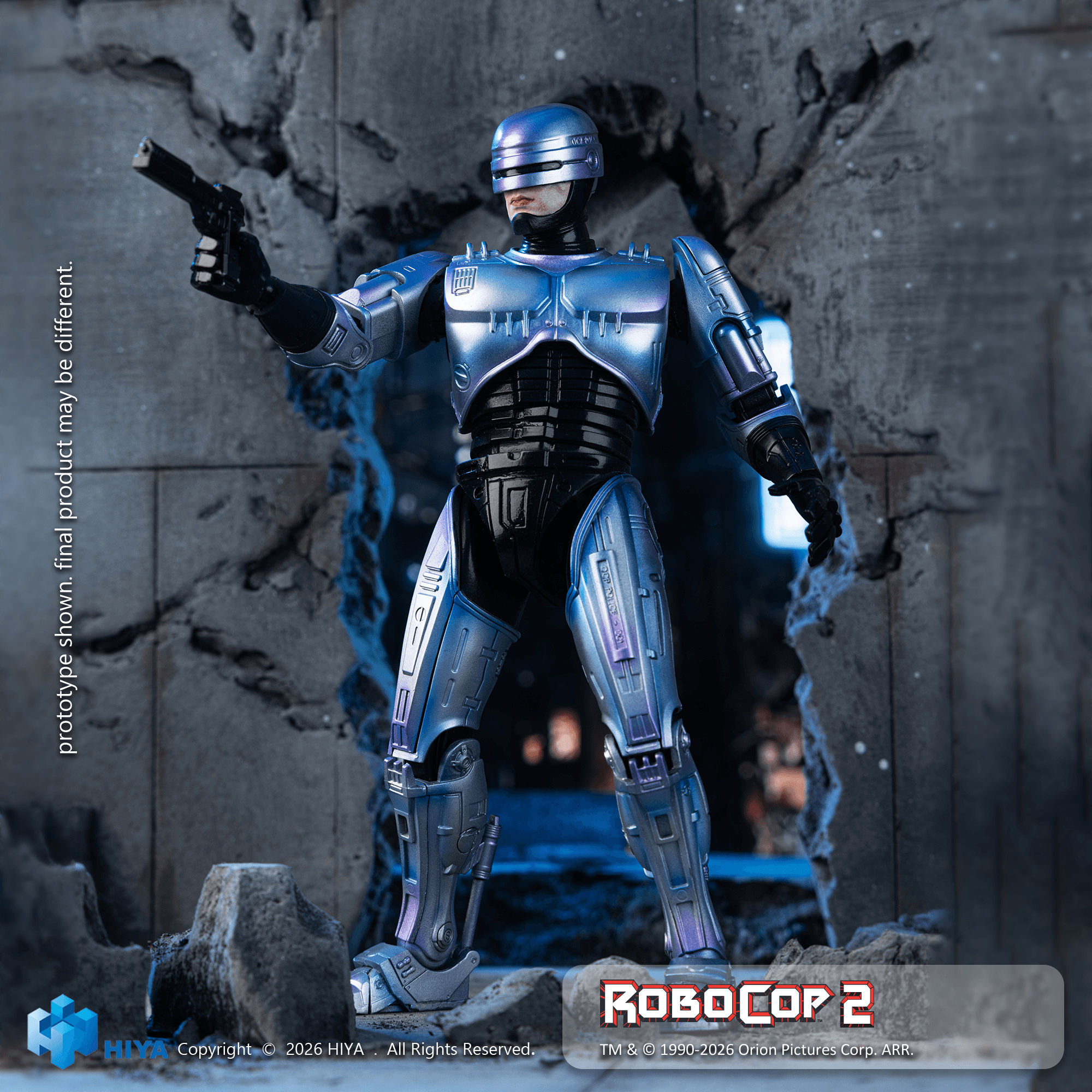 1/12 Scale 6.5 Inch RoboCop 2 RoboCop Action Figure