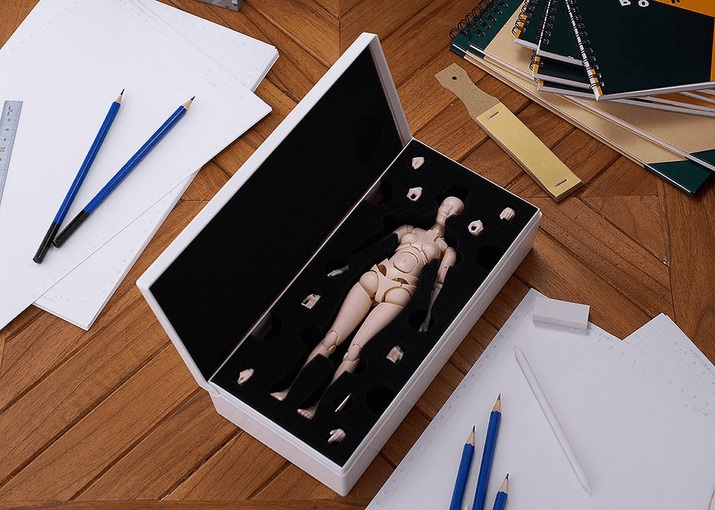 Nishimura Style Drawing Doll Olive Flesh