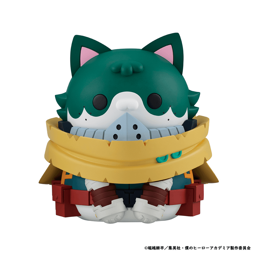MEGA CAT PROJECT My Hero Academia Nyanto! The Big Heroaca Cats Series Midoriya &amp; Bakugo &amp; Todoroki set 【with gift】