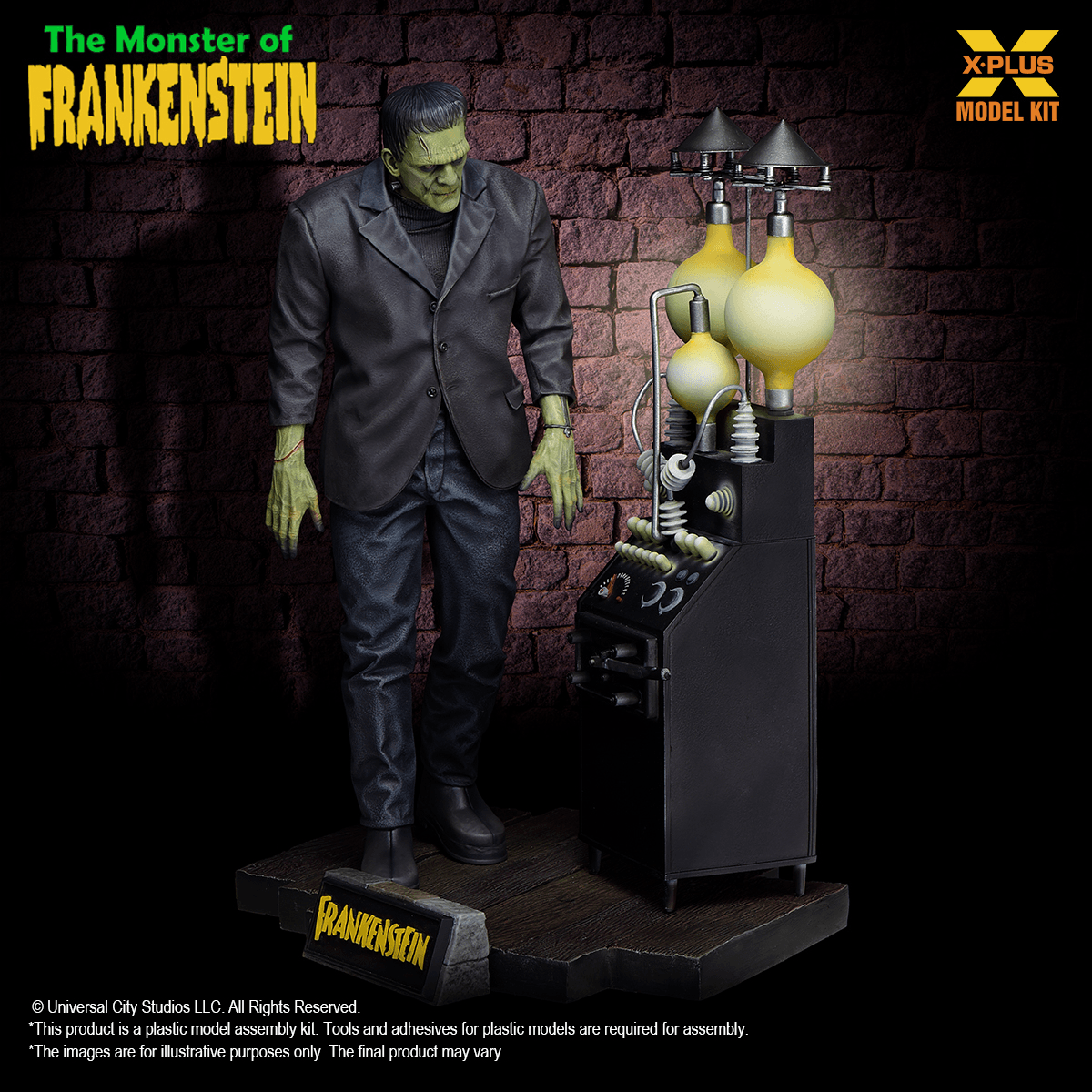 1/8 Scale The Monster of Frankenstein Plastic Model Kit