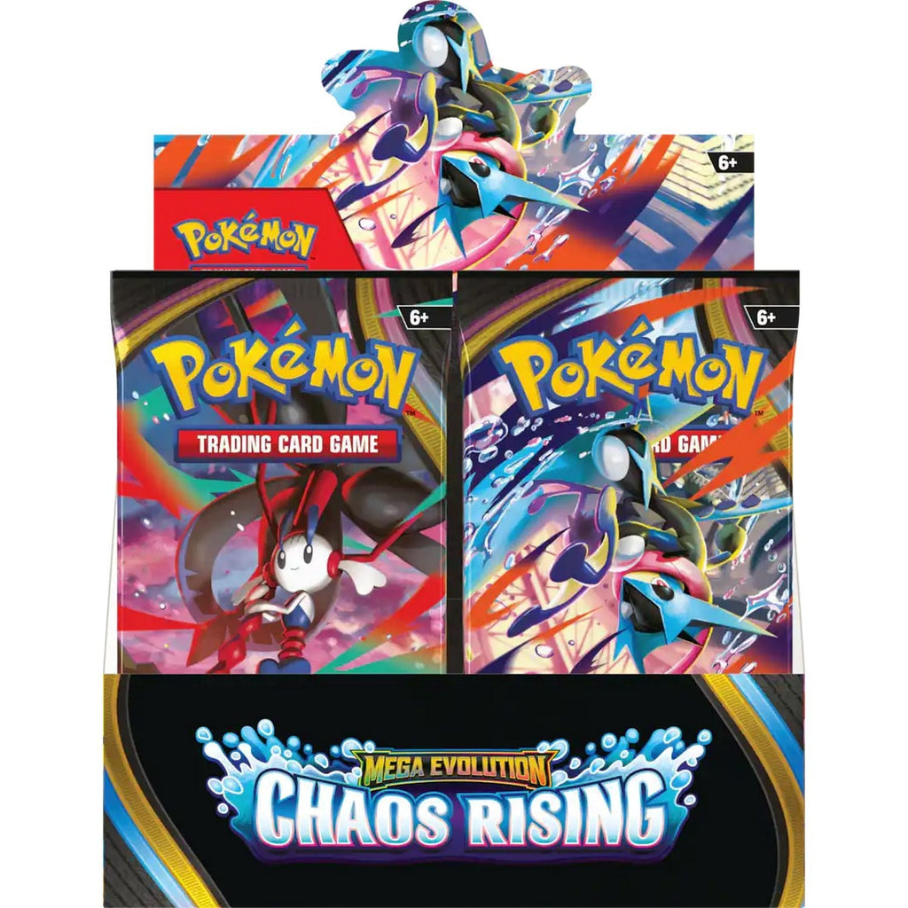 Pokémon: Mega-Entwicklung – Chaos Rising Booster-Box (ME04) *Voraussichtliches Veröffentlichungsdatum 22.05.2026*