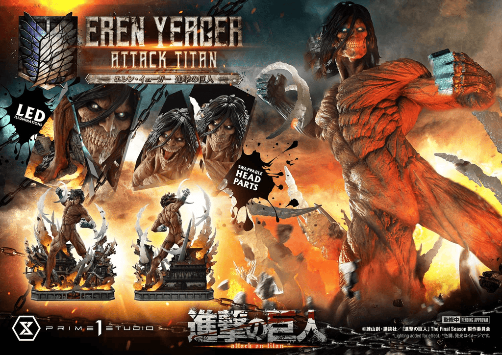 Ultimate Diorama Masterline TV animation Attack on Titan Eren Yeager Attack Titan