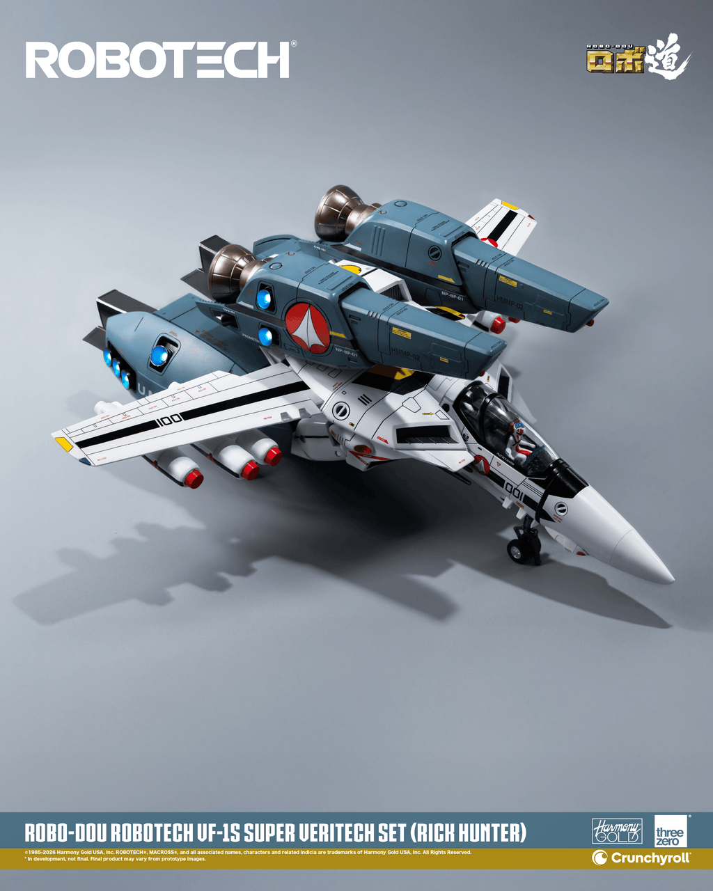 ROBO-DOU ROBOTECH VF‐1S Super Veritech Set (RICK HUNTER)
