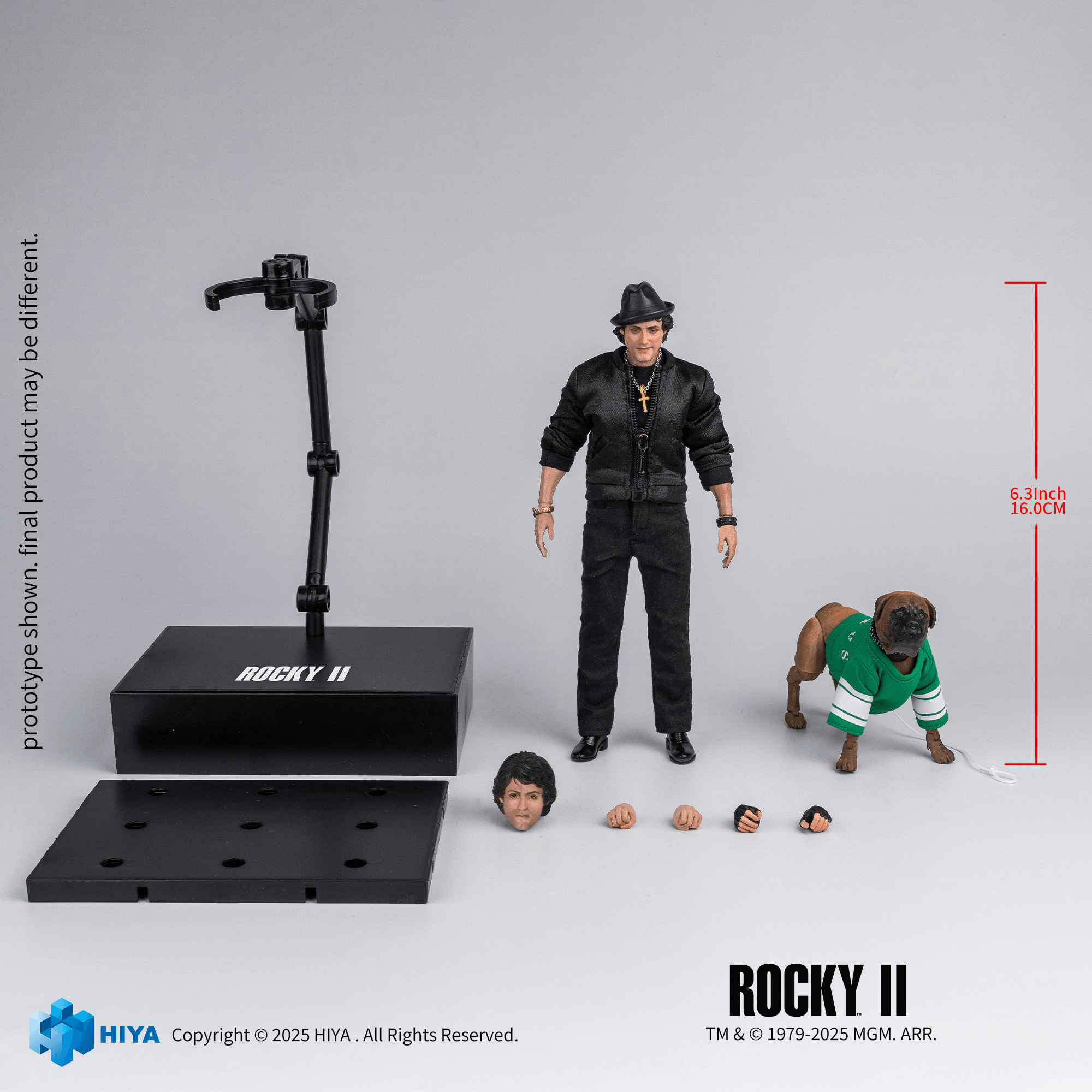 1/12 Scale 6 Inch Rocky II Rocky Action Figure