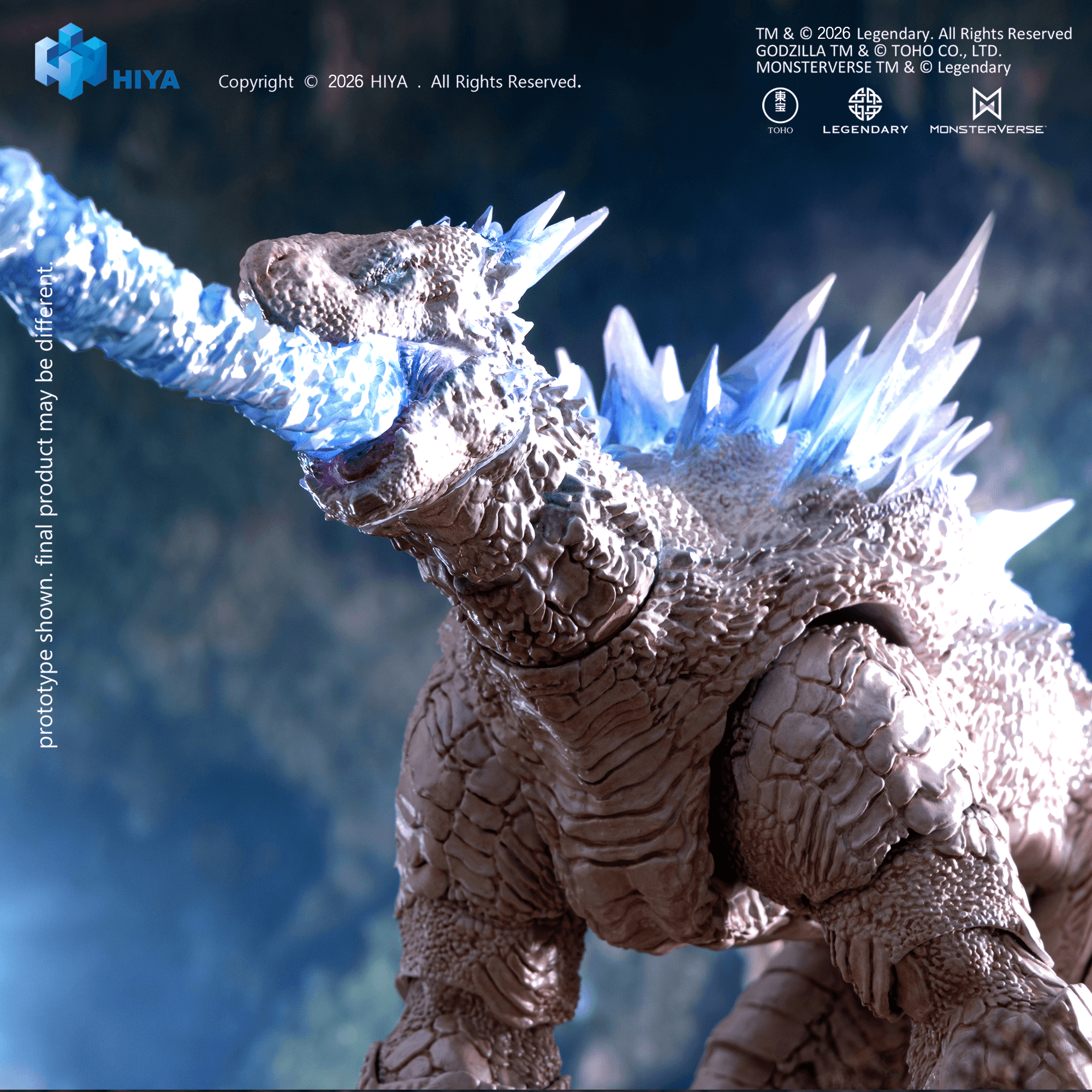 None Scale 6.7 Inch Godzilla x Kong The New Empire Frost Bite Blast Shimo Action Figure