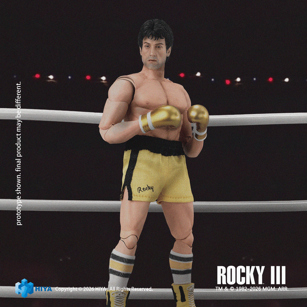 Exquisite Super Series 1/12 Scale 6.3 Inch Rocky III Rocky Boxer Version Action Figure