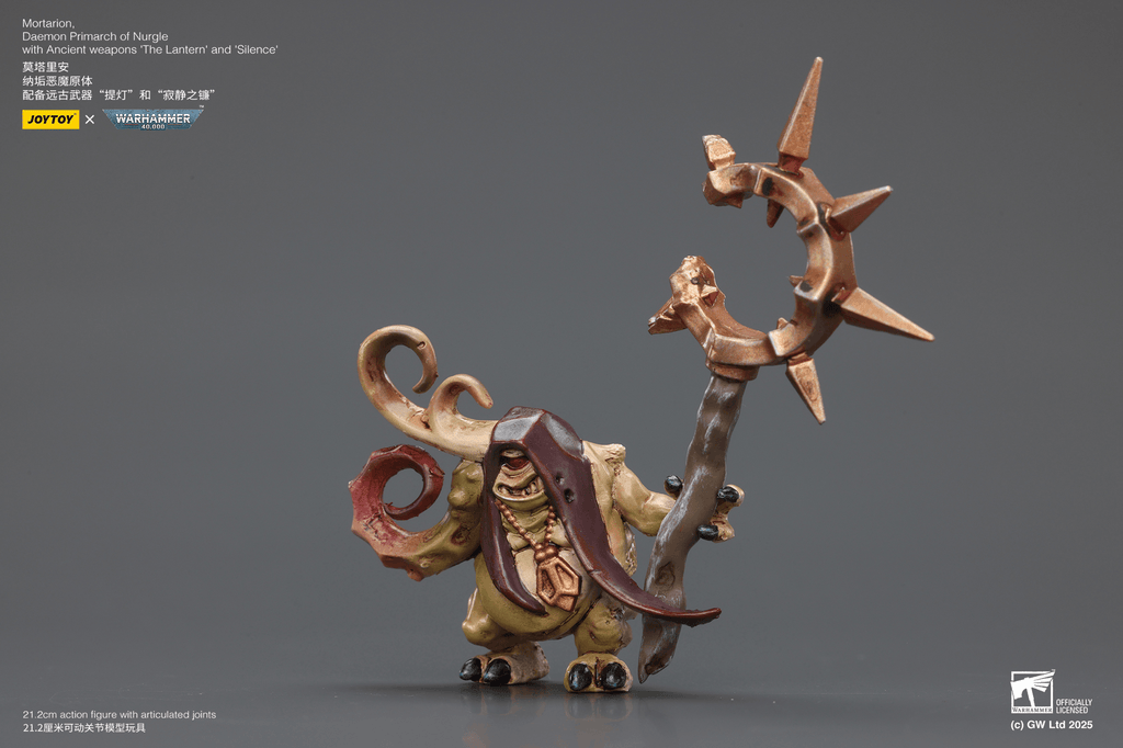 Mortarion， Daemon Primarch of Nurgle with Ancient weapons‘The Lantern' and ‘Silence'