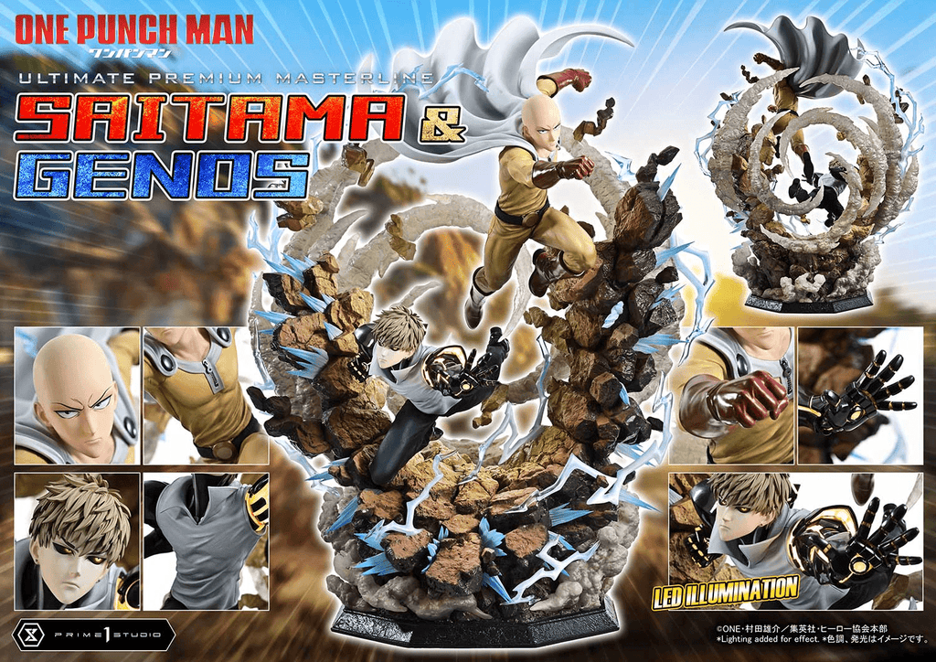 Ultimate Premium Masterline One-Punch Man Saitama &amp; Genos
