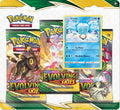 Pokemon Evolving Skies 3 Pack Blister Eiscue