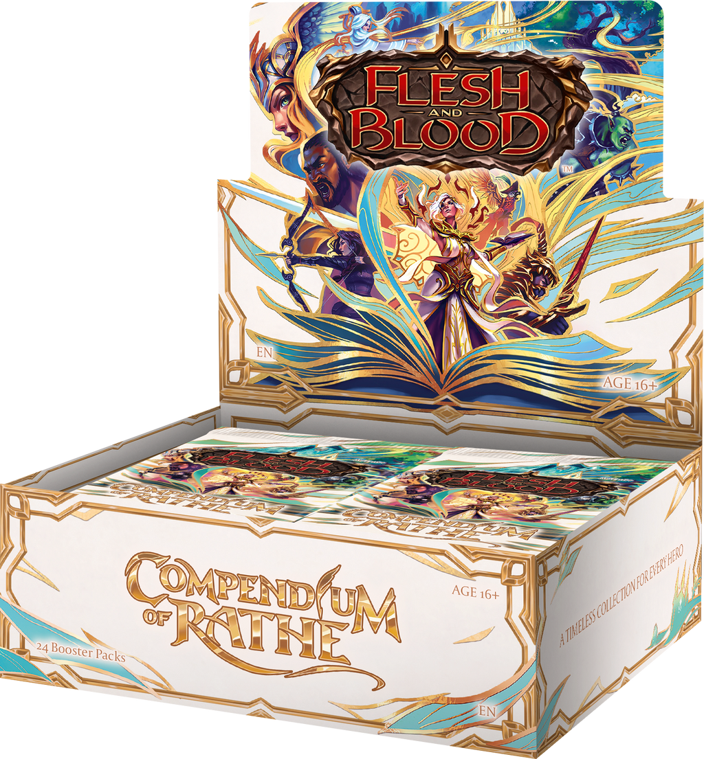 Flesh and Blood TCG - Compendium of Rathe - Display Case (4x Booster Boxes)
