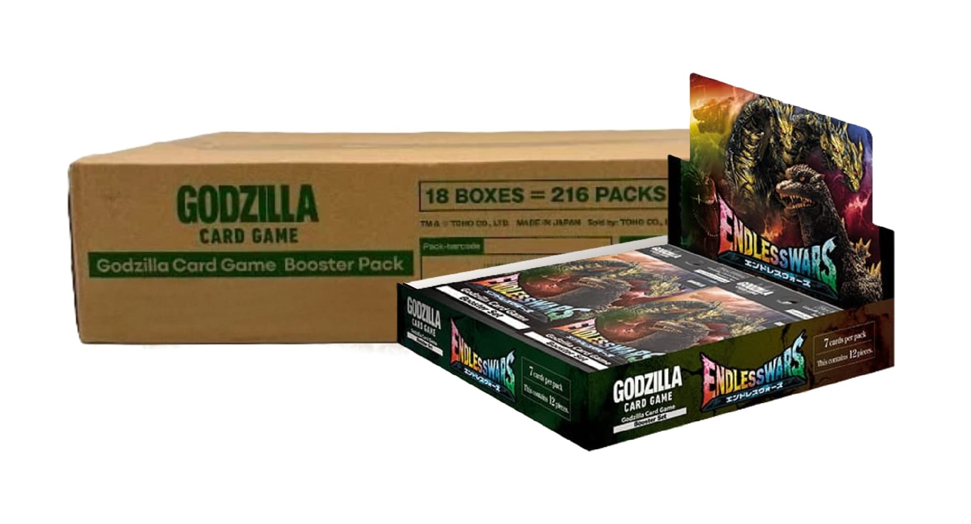 Godzilla TCG: Endless Wars (BP04) [x18] Sealed Case