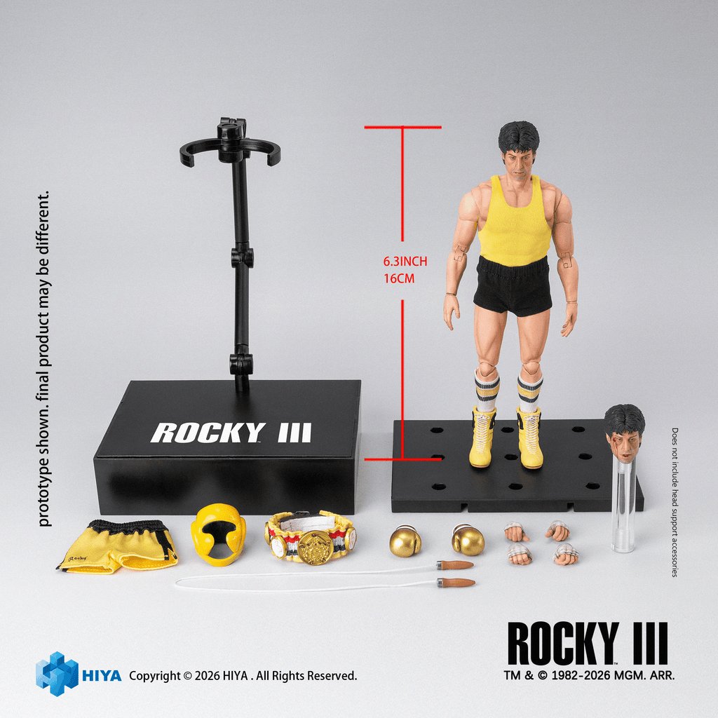 Exquisite Super Series 1/12 Scale 6.3 Inch Rocky III Rocky Boxer Version Action Figure