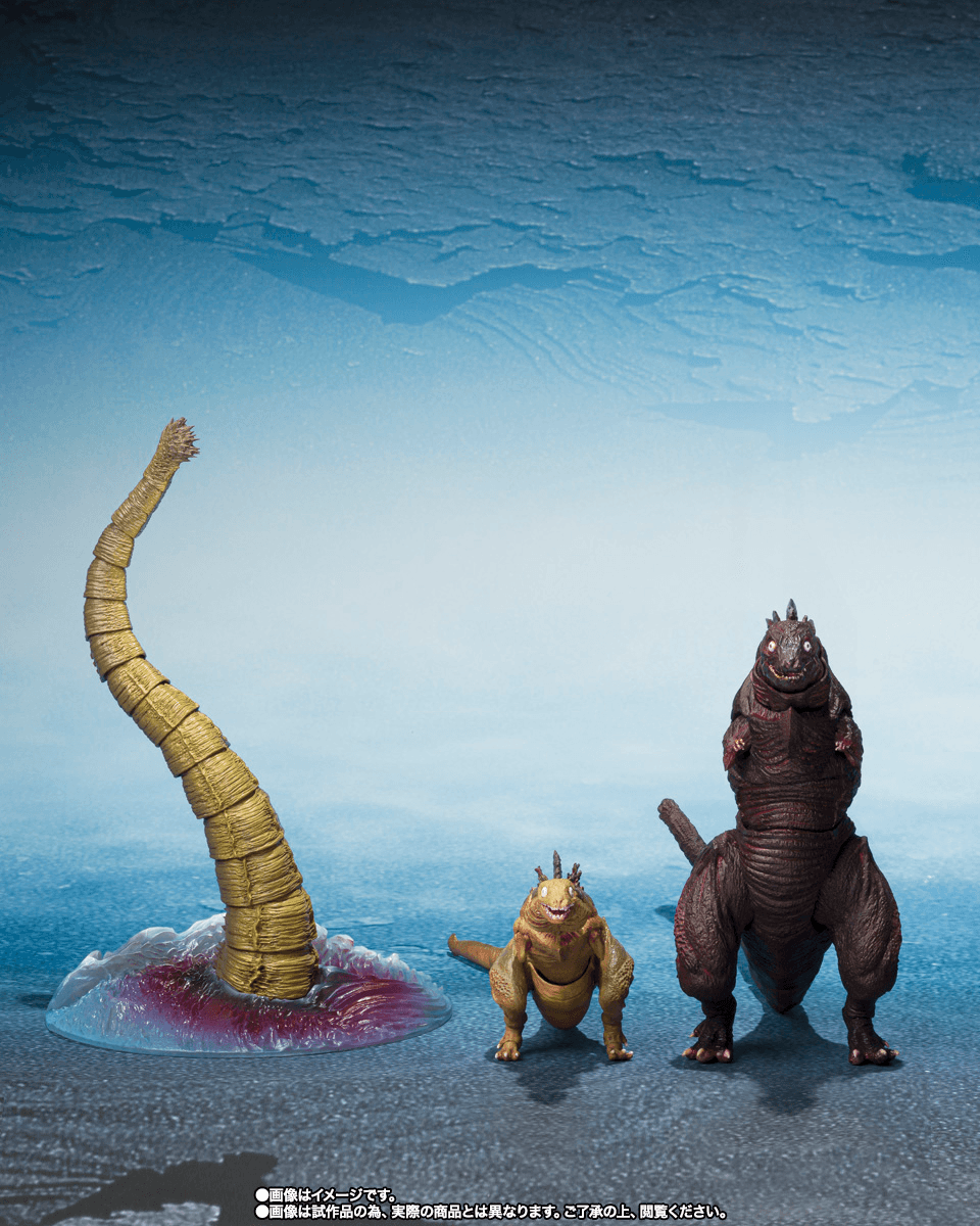GODZILLA [2016] THE SECOND FORM &amp; THIRD FORM &amp; GIANT UNIDENTIFIED CREATURE SET