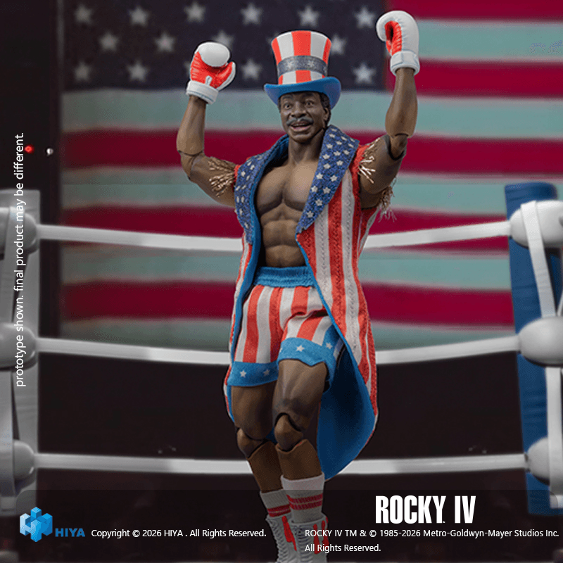 1/12 Scale 6 Inch Rocky IV Apollo Action Figure
