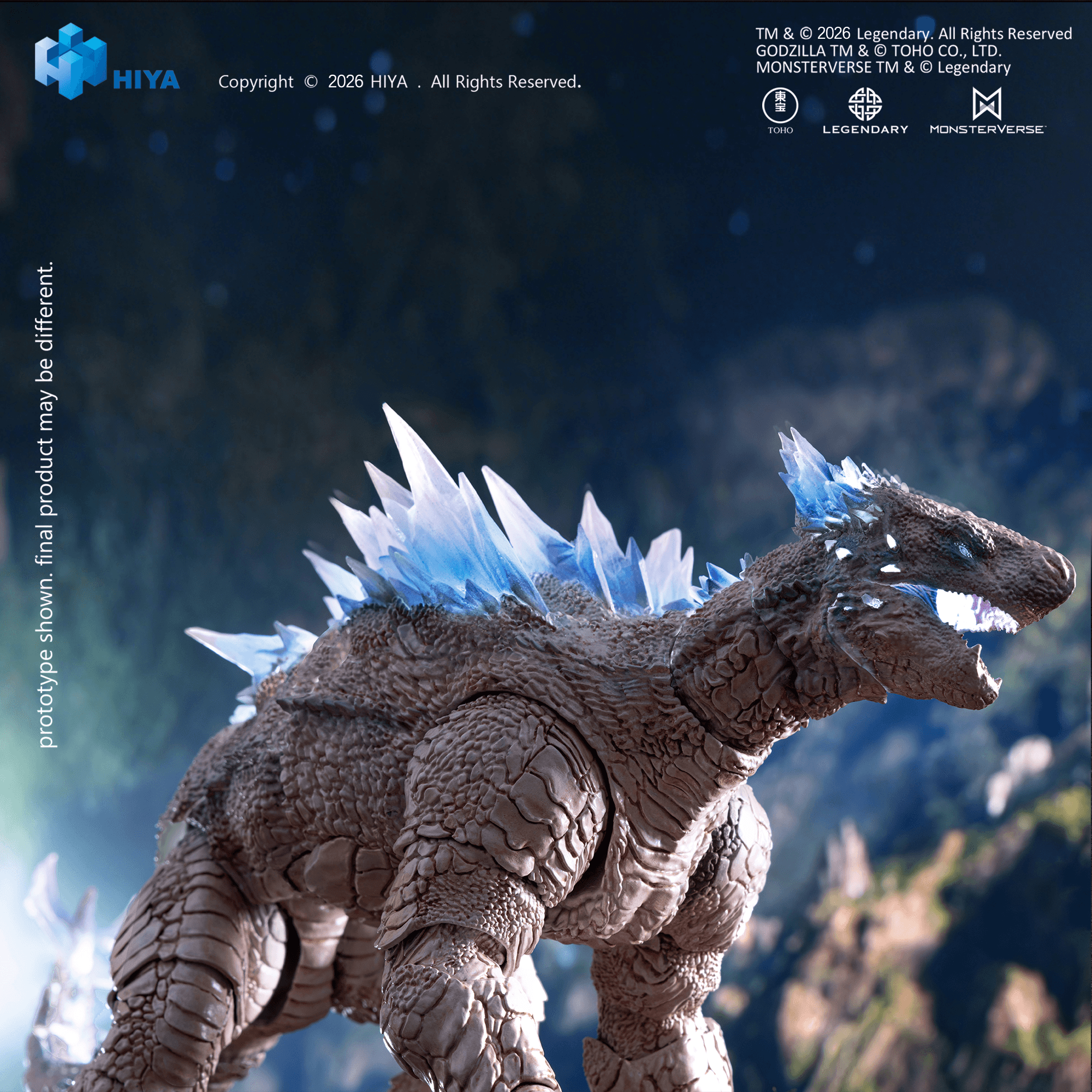 None Scale 6.7 Inch Godzilla x Kong The New Empire Frost Bite Blast Shimo Action Figure