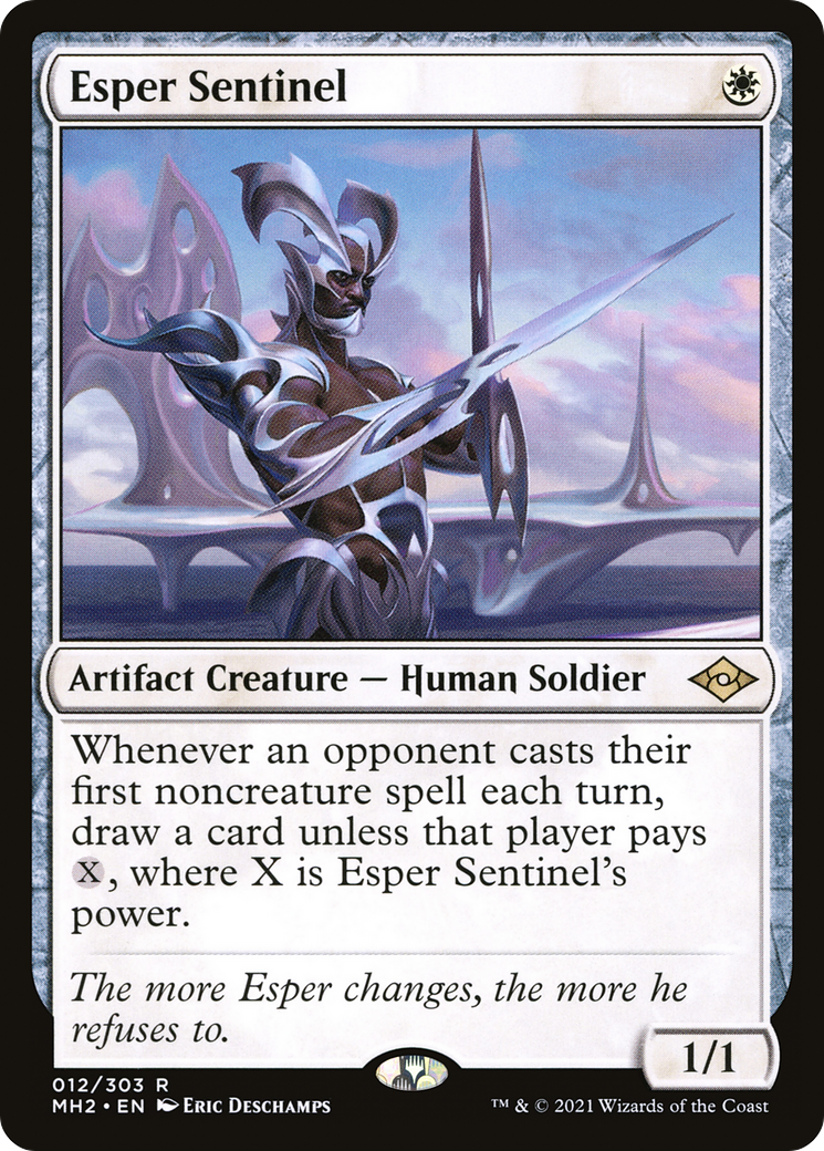 FOIL Esper Sentinel (MH2-012) - Modern Horizons 2 - Magic The Gathering