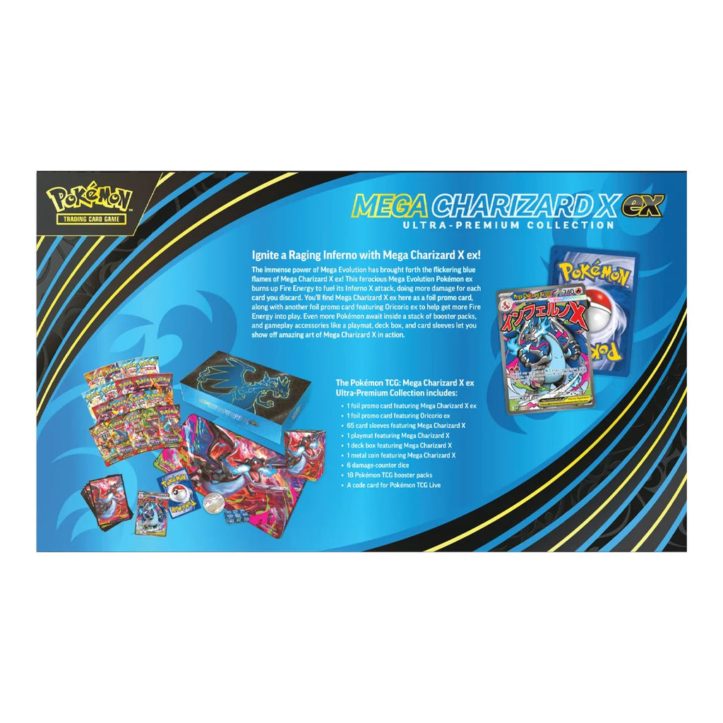 Mega Charizard X ex Ultra Premium Collection and Golden Ticket