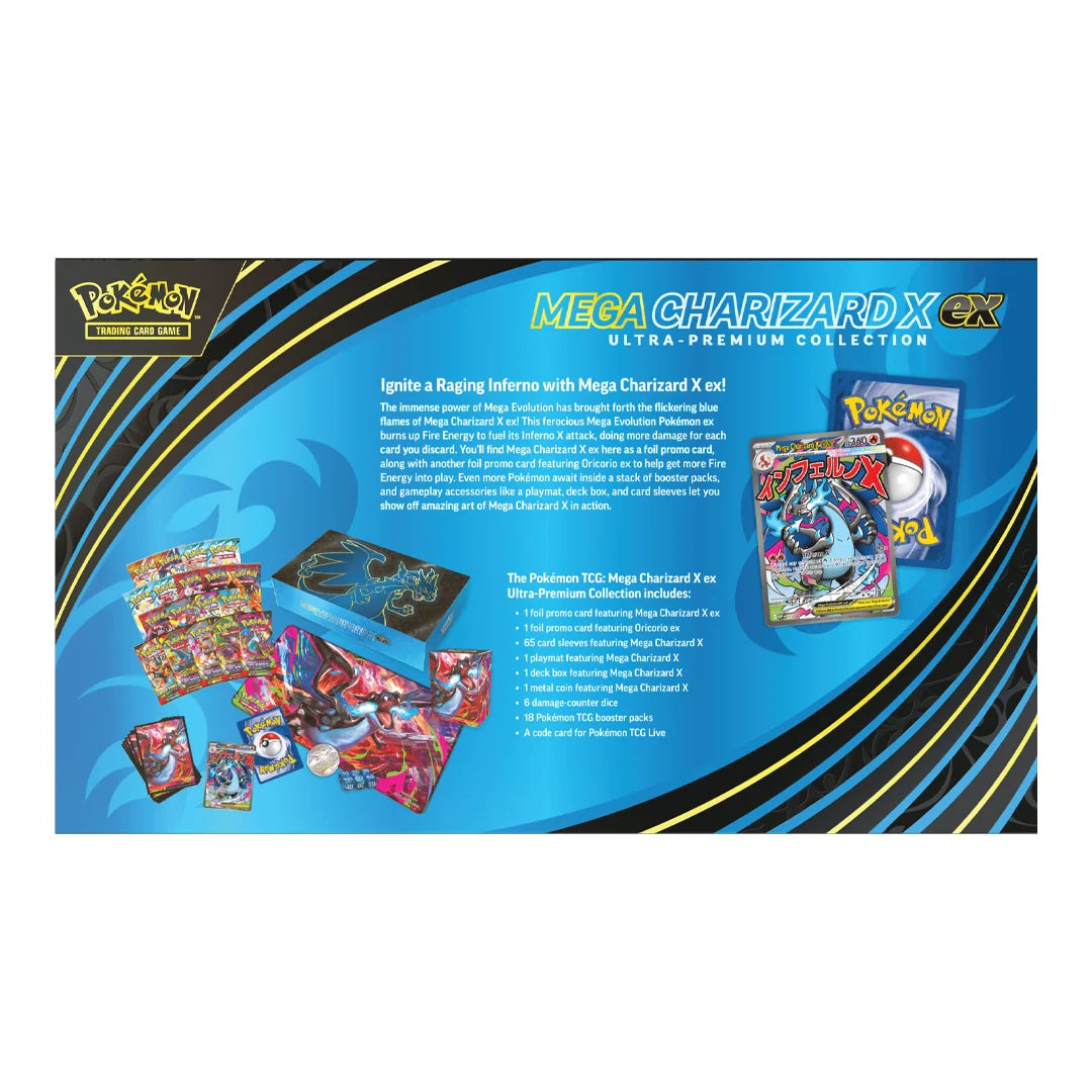Mega Charizard X ex Ultra Premium Collection and Golden Ticket
