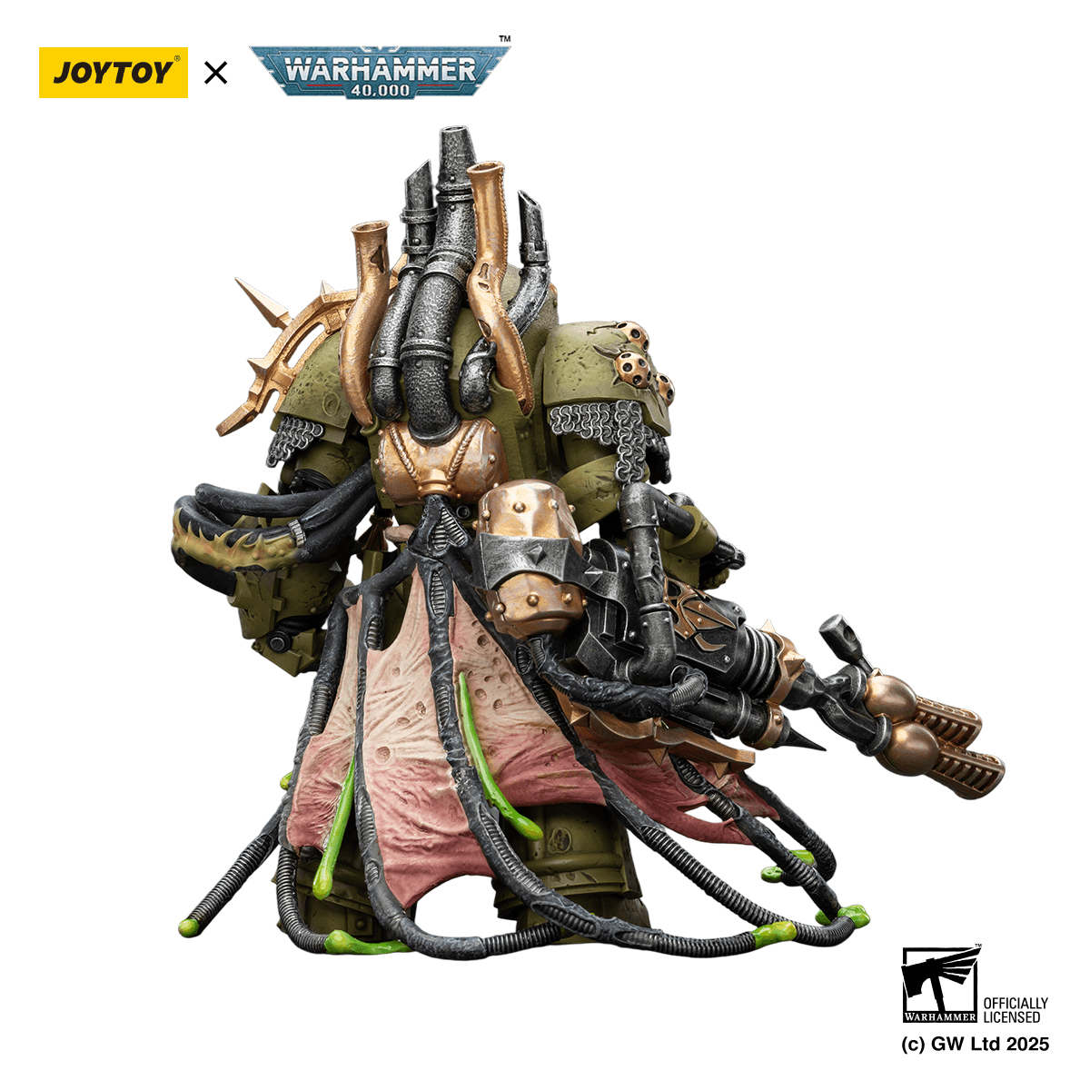 Death Guard Lord of Virulence with Power Fist and Twin Plague Spewer