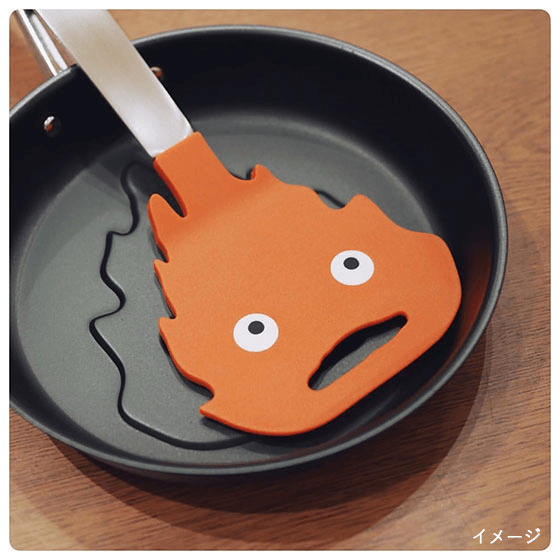 Calcifer Kitchen Tool Spatula "Howl's Moving Castle" (Box/6)