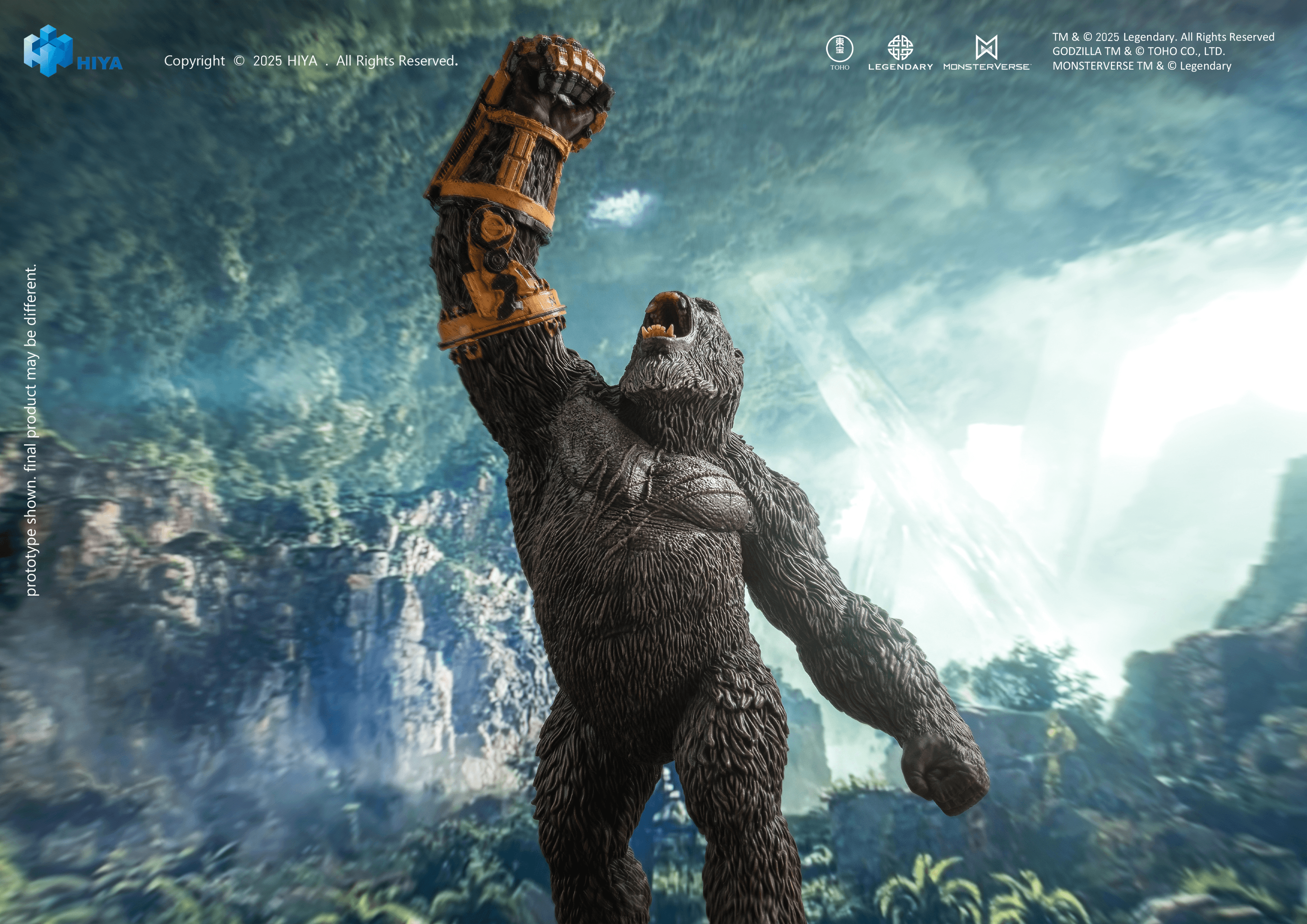 HIYA Stylist Series None Scale 8.7 Inch Godzilla x Kong The New Empire Kong B.E.A.S.T. Glove Version PVC statue