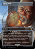 FOIL Dino DNA (Borderless) (Emblem) (REX-045) - Jurassic World Collection - Magic The Gathering