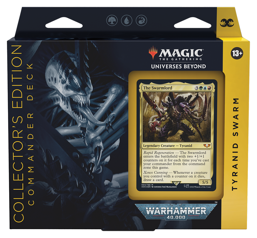 Universes Beyond: Warhammer 40.000 – Commander-Deck (Tyranidenschwarm – Sammler-Edition)